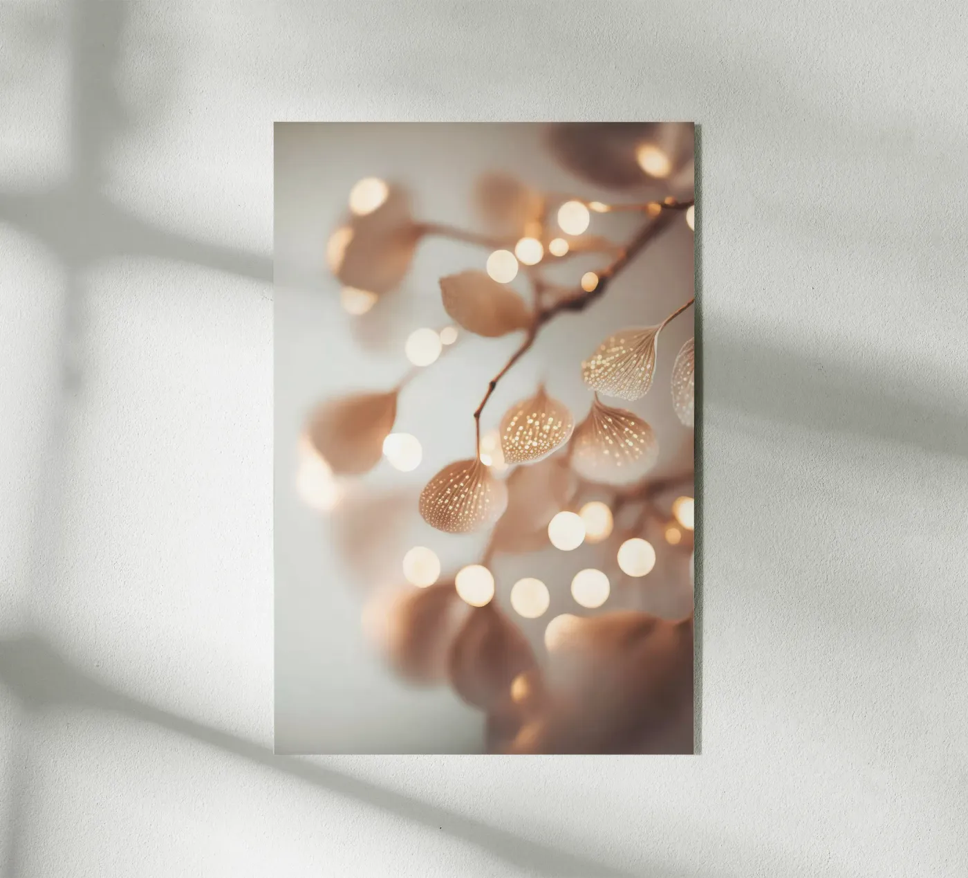 Tiny Leafs acrylic glass by treechild