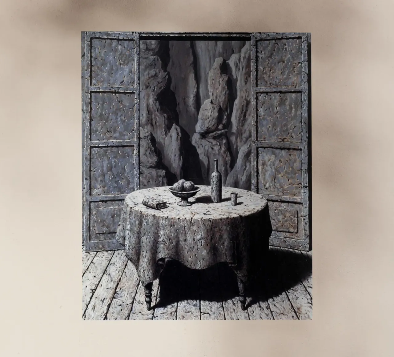 René Magritte - Memoria di un viaggio III pellicola backlit da Chérie Prints