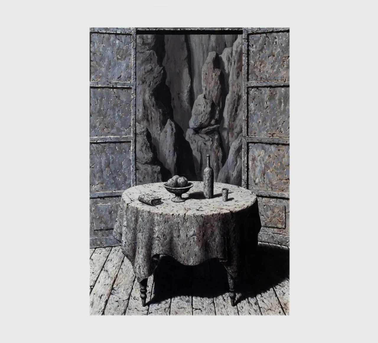 René Magritte – Memory of a Journey III notebook by Chérie Prints