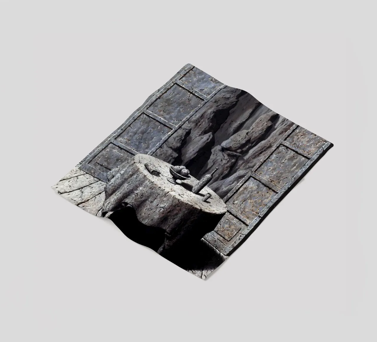 René Magritte - Memoria di un viaggio III coperta in pile da Chérie Prints