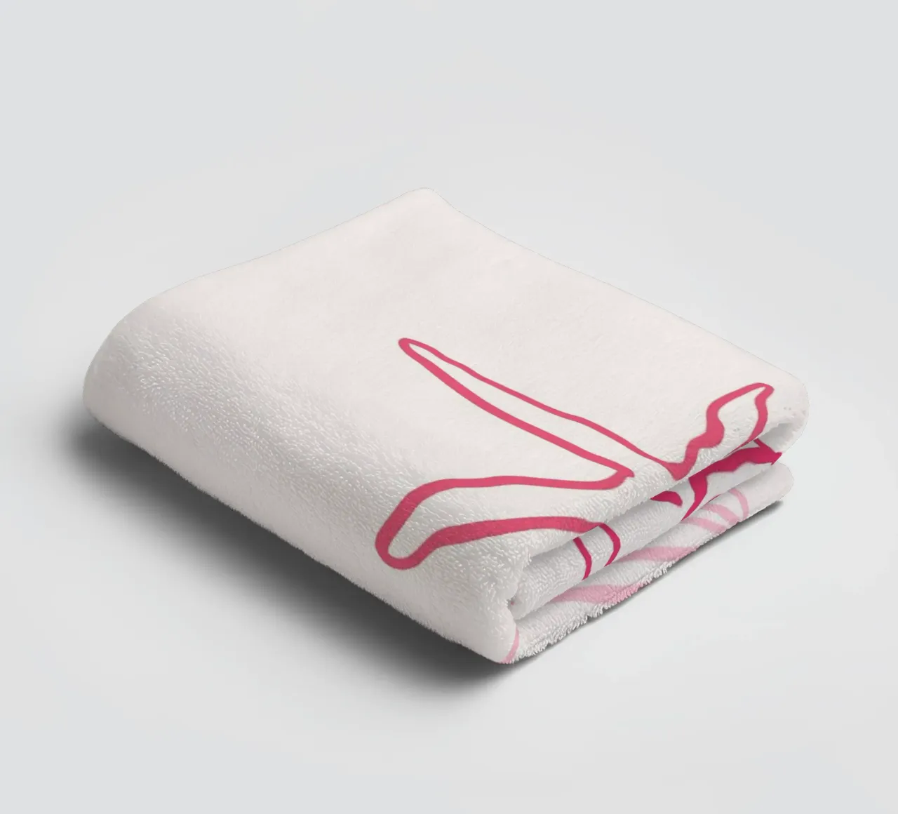 Seashells & Starfish Minimalist Art Print towel by vintagepod