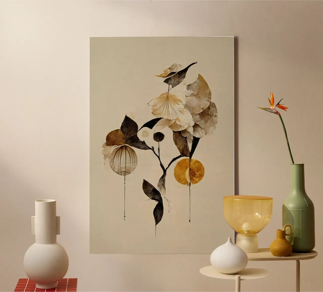 La Fragilitè canvas with Floater frame by treechild
