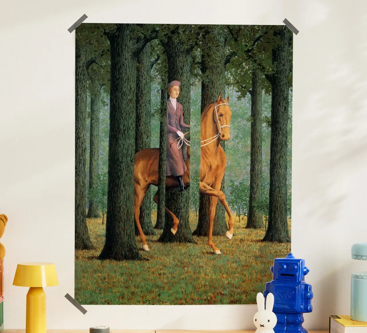 René Magritte - La firma vuota (1965) poster da Chérie Prints