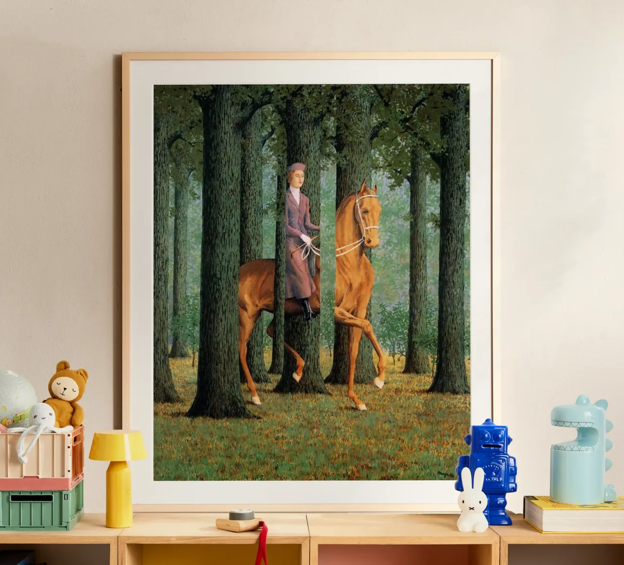 René Magritte - La firma vuota (1965) poster da Chérie Prints