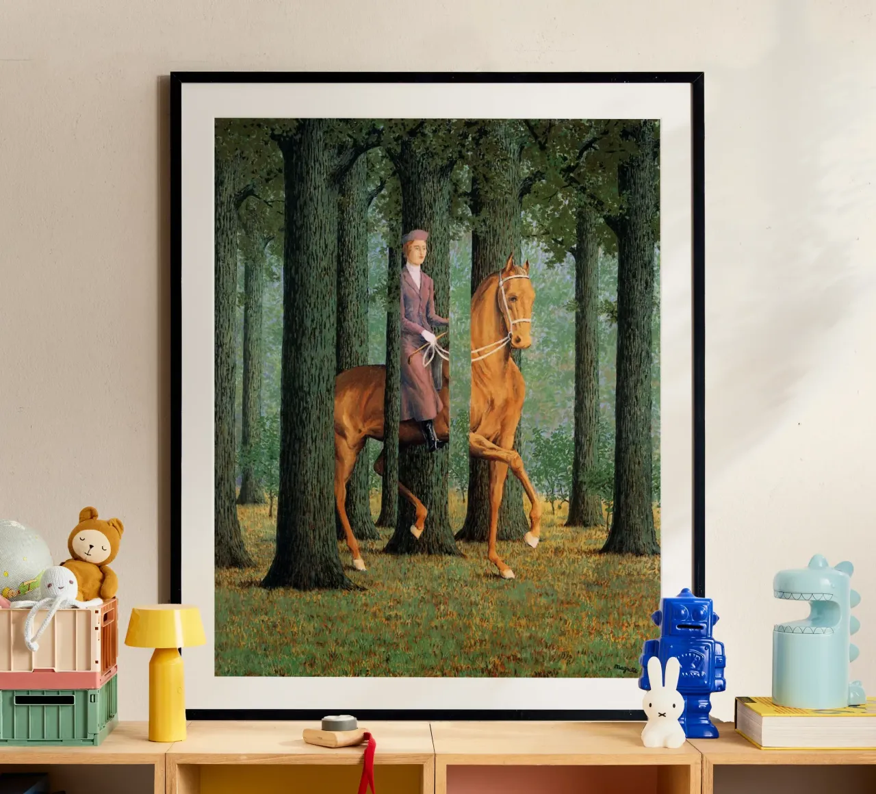 René Magritte - La firma vuota (1965) poster da Chérie Prints