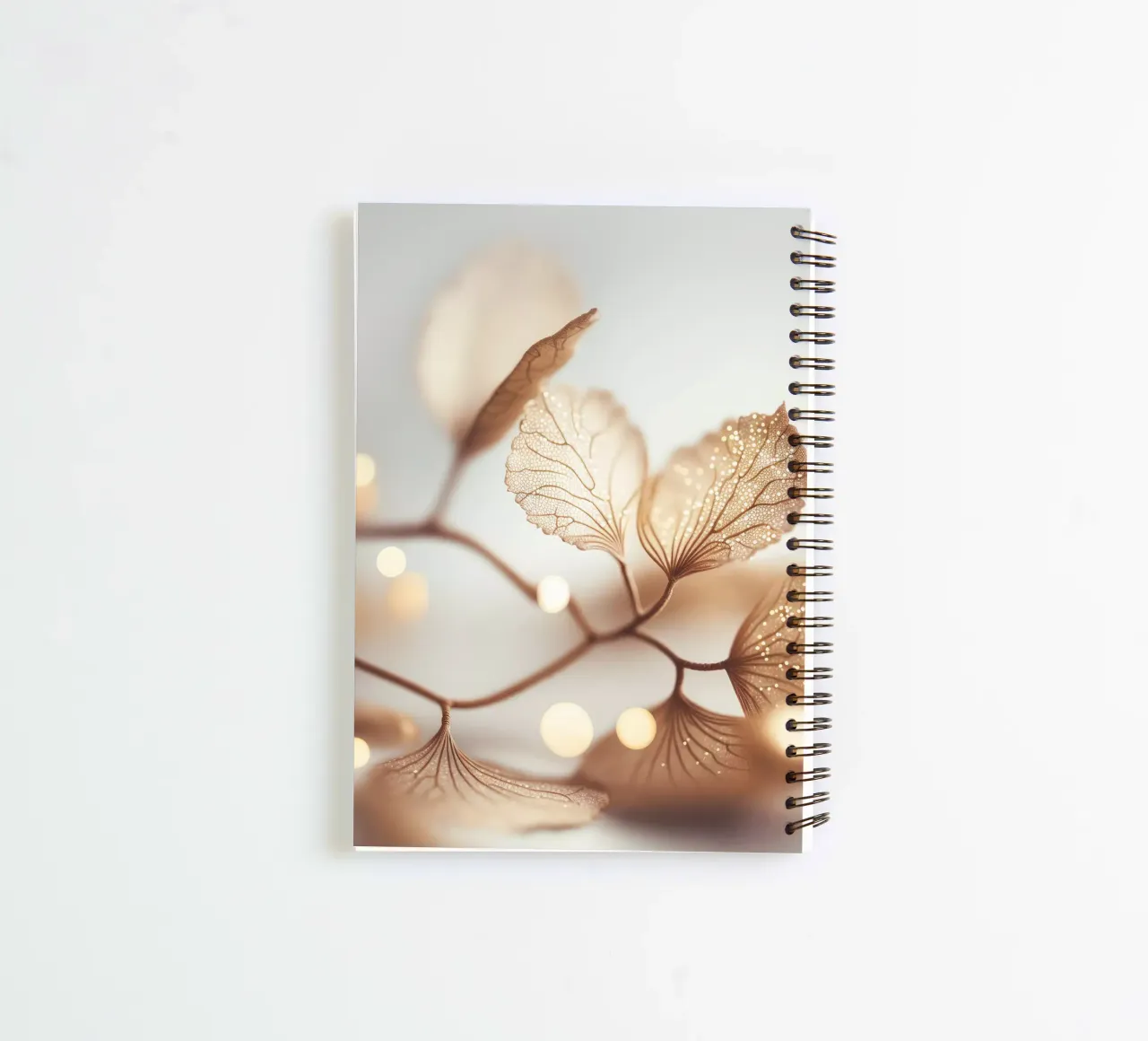 Filigree Leafs spiral notebook by treechild