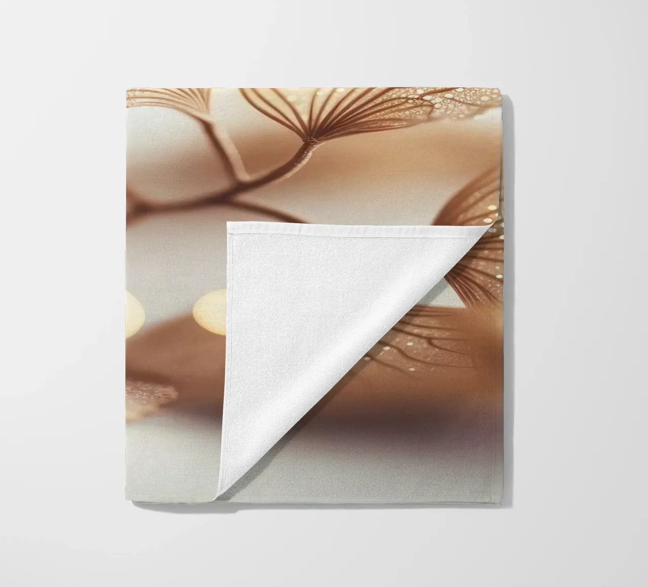 Filigree Leafs beach towel by treechild