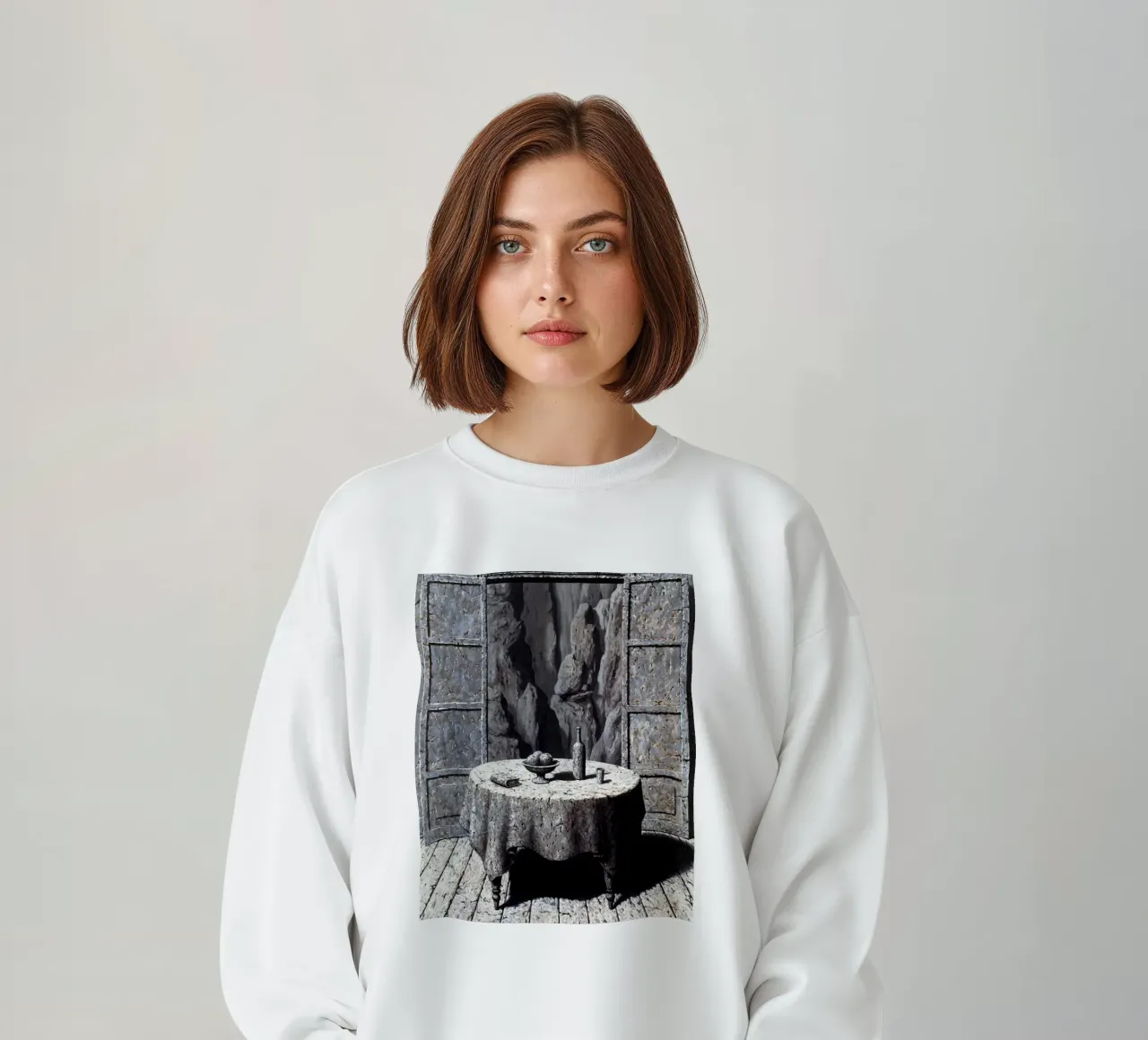 René Magritte - Memoria di un viaggio III felpa da Classic Art Prints