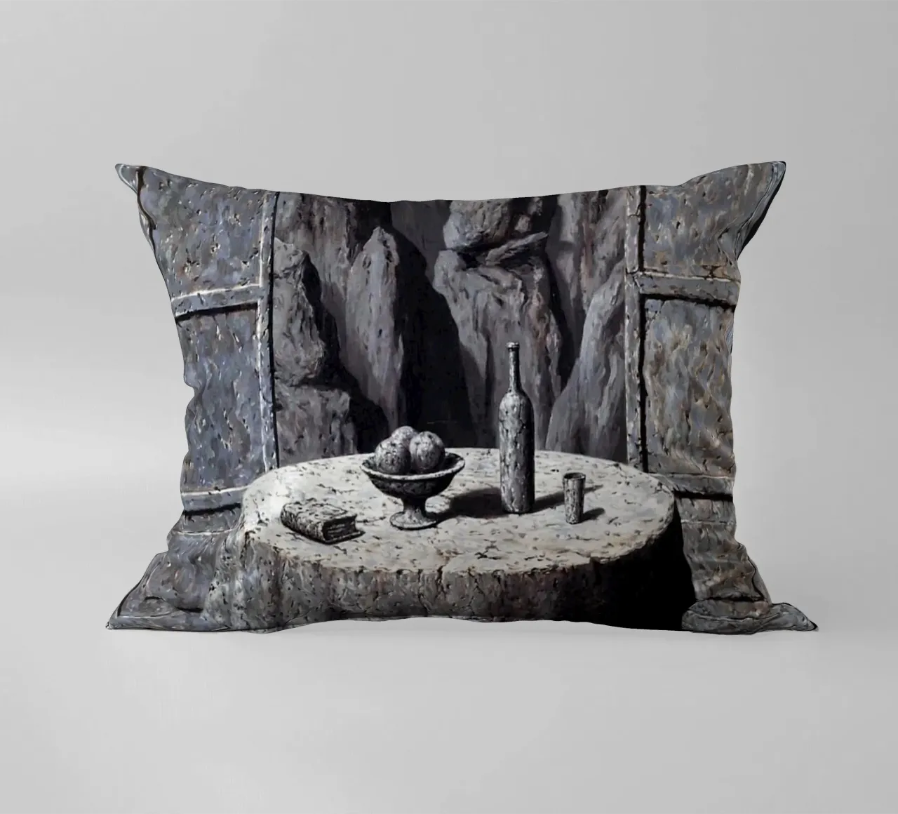 René Magritte - Memoria di un viaggio III cuscino da Classic Art Prints
