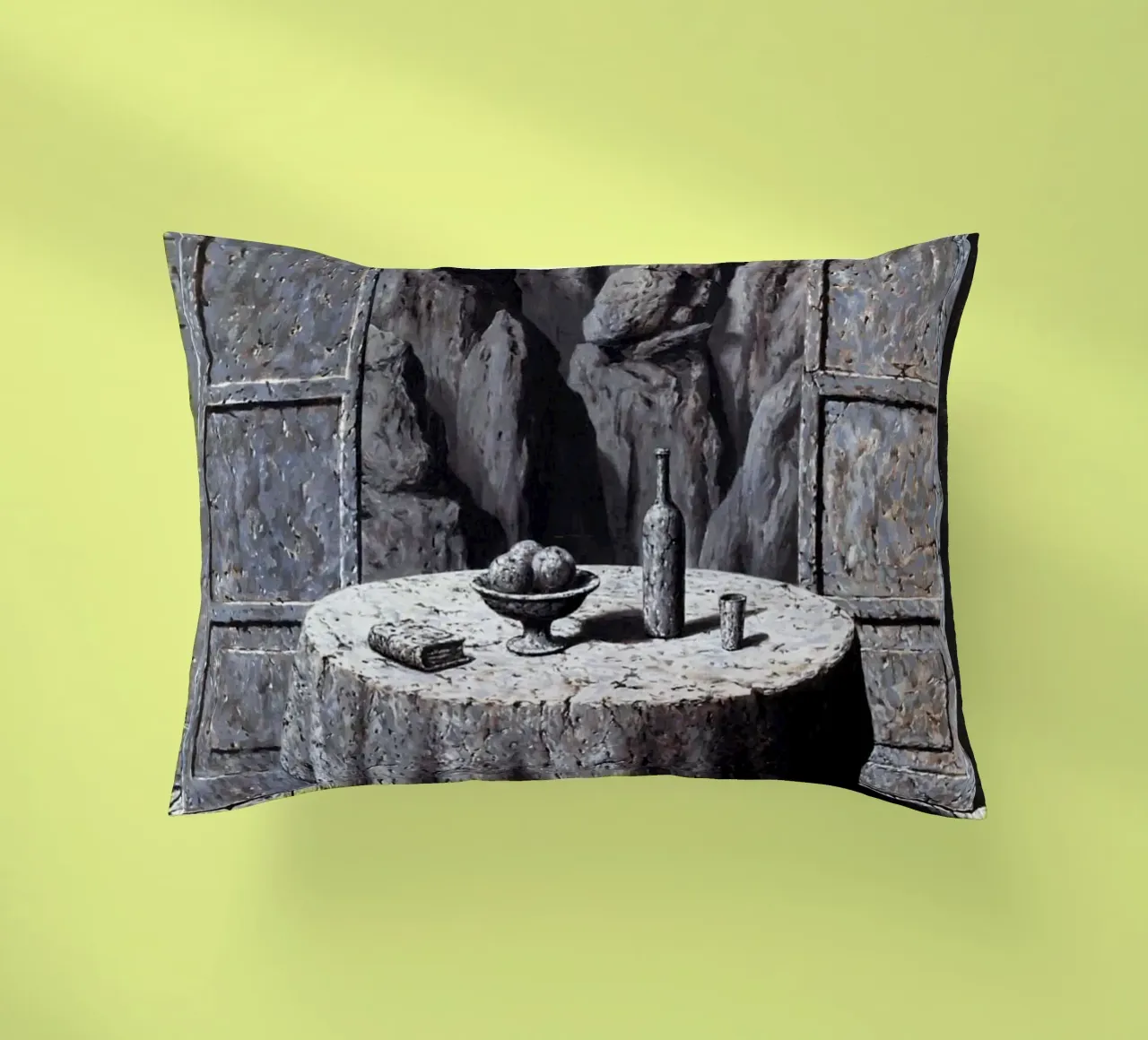 René Magritte - Memoria di un viaggio III cuscino da Classic Art Prints