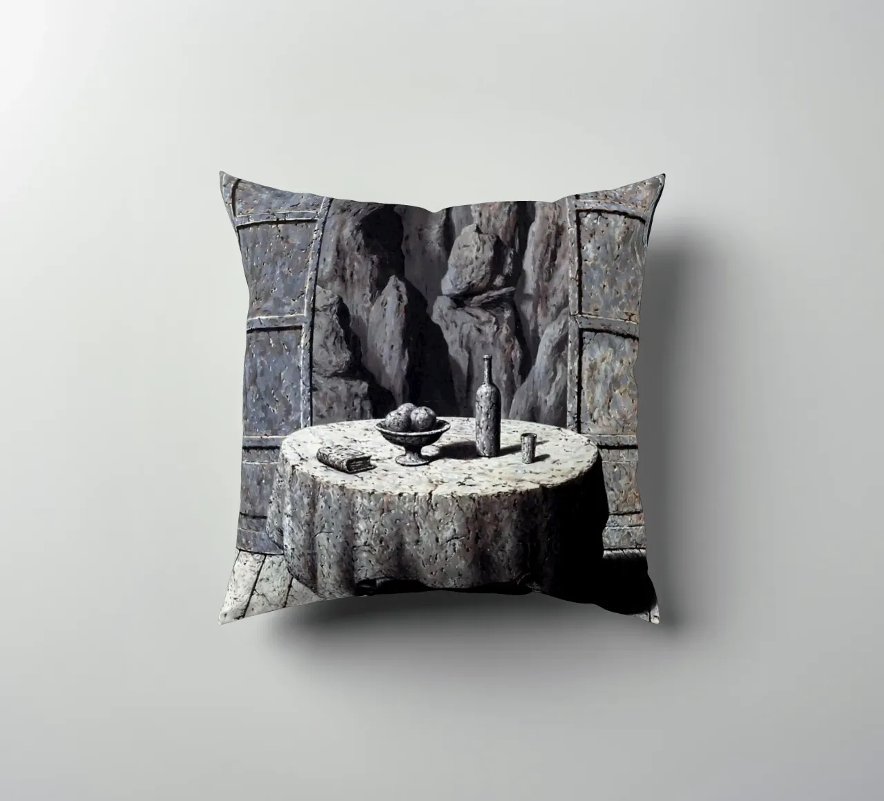 René Magritte - Memoria di un viaggio III cuscino da Classic Art Prints