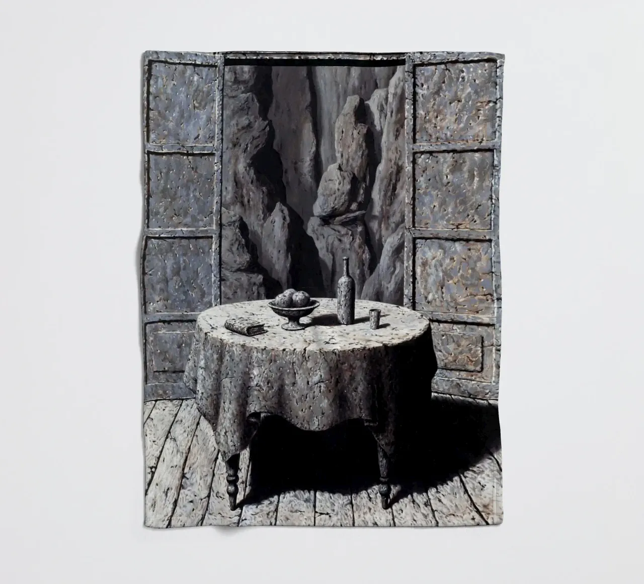 René Magritte - Memoria di un viaggio III coperta in pile da Classic Art Prints