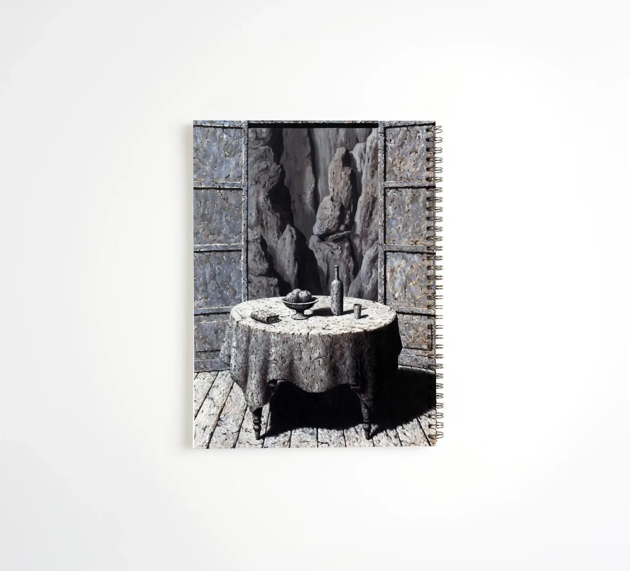 René Magritte – Memory of a Journey III spiral notebook by Classic Art Prints