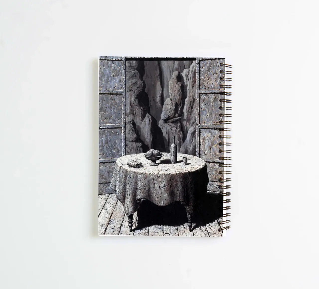 René Magritte – Memory of a Journey III spiral notebook by Classic Art Prints