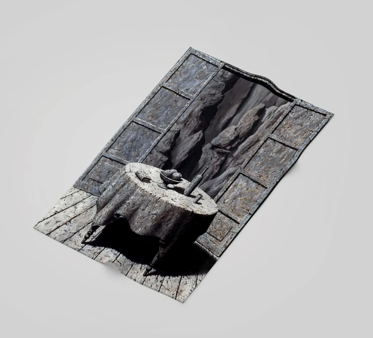 René Magritte - Memoria di un viaggio III telo mare da Classic Art Prints