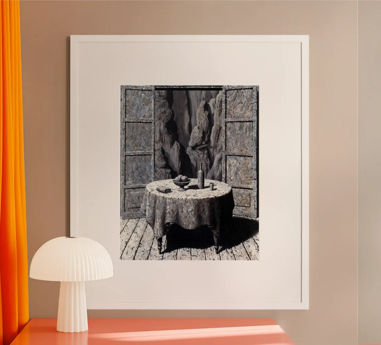 René Magritte - Erinnerung an eine Reise III Poster von Classic Art Prints
