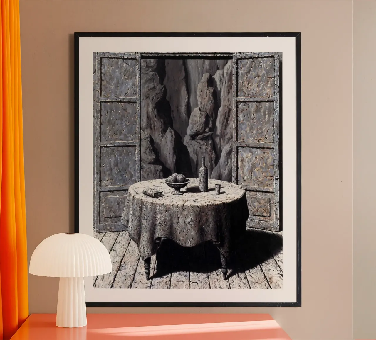René Magritte - Erinnerung an eine Reise III Poster von Classic Art Prints