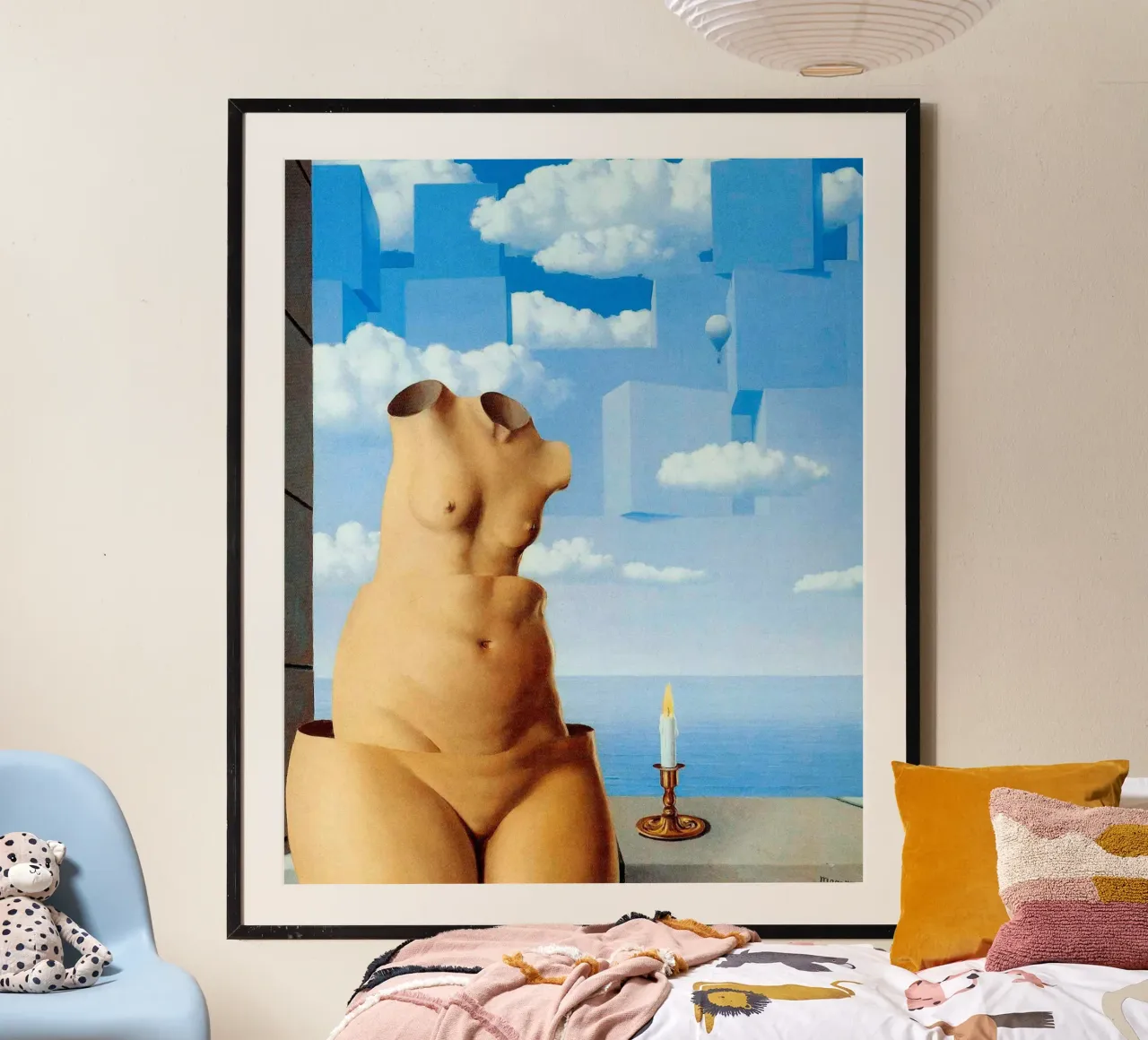René Magritte - Delusioni di grandezza (1967) poster da Classic Art Prints