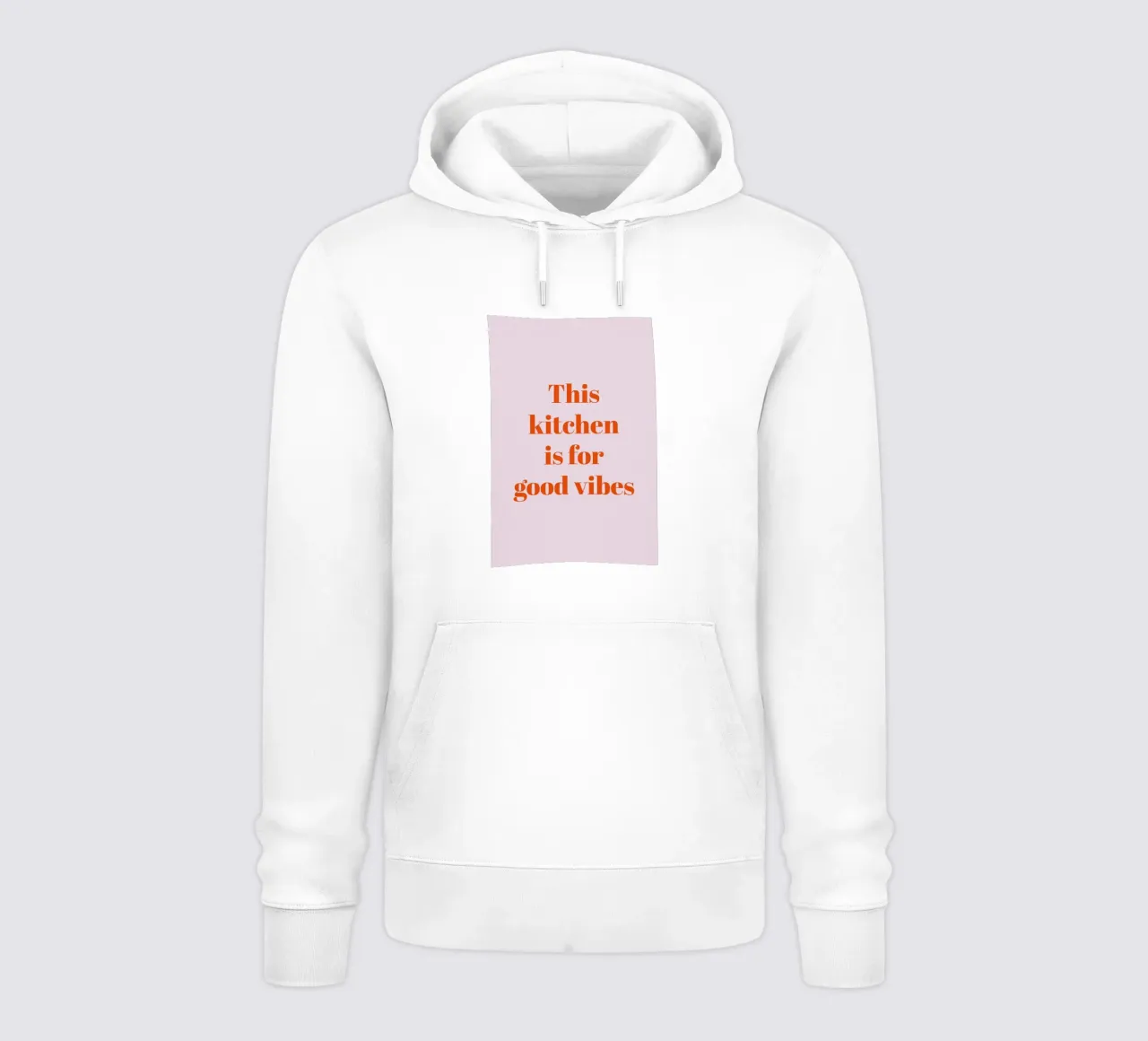 This kitchen is for good vibes felpa con cappuccio da Typo Designs