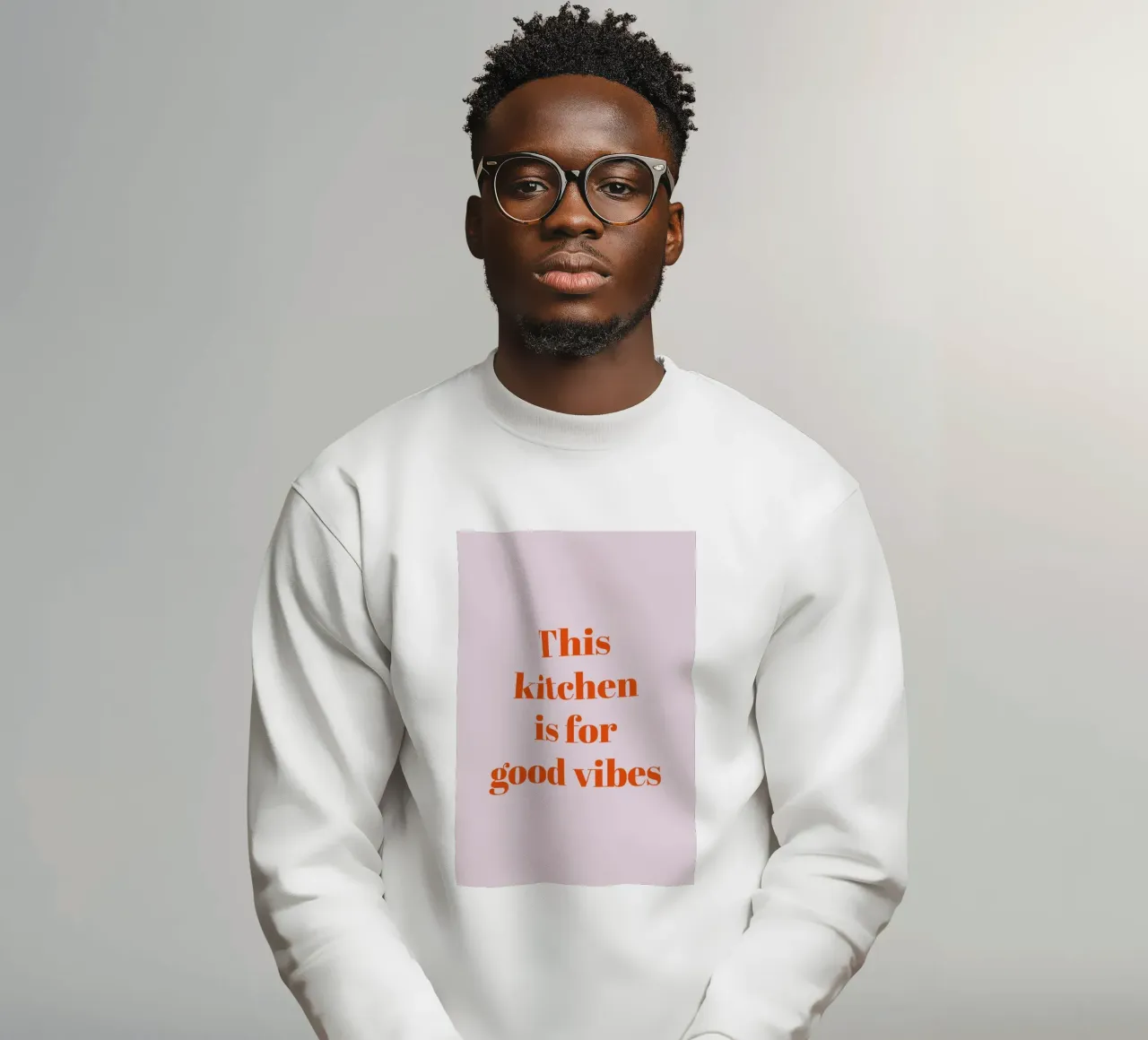 This kitchen is for good vibes felpa da Typo Designs