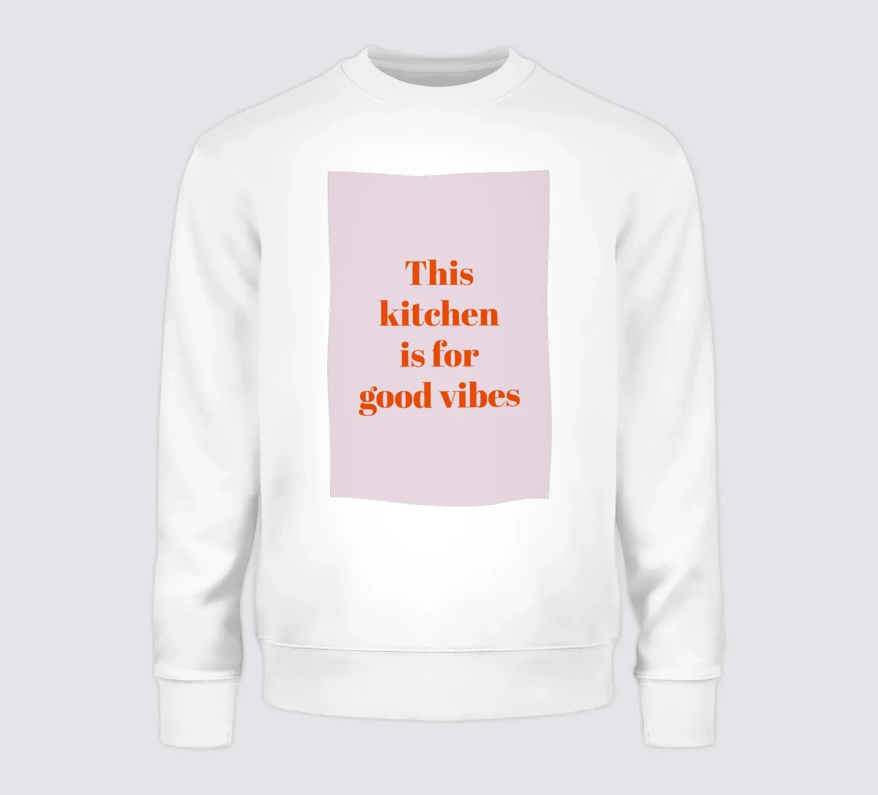 This kitchen is for good vibes felpa da Typo Designs