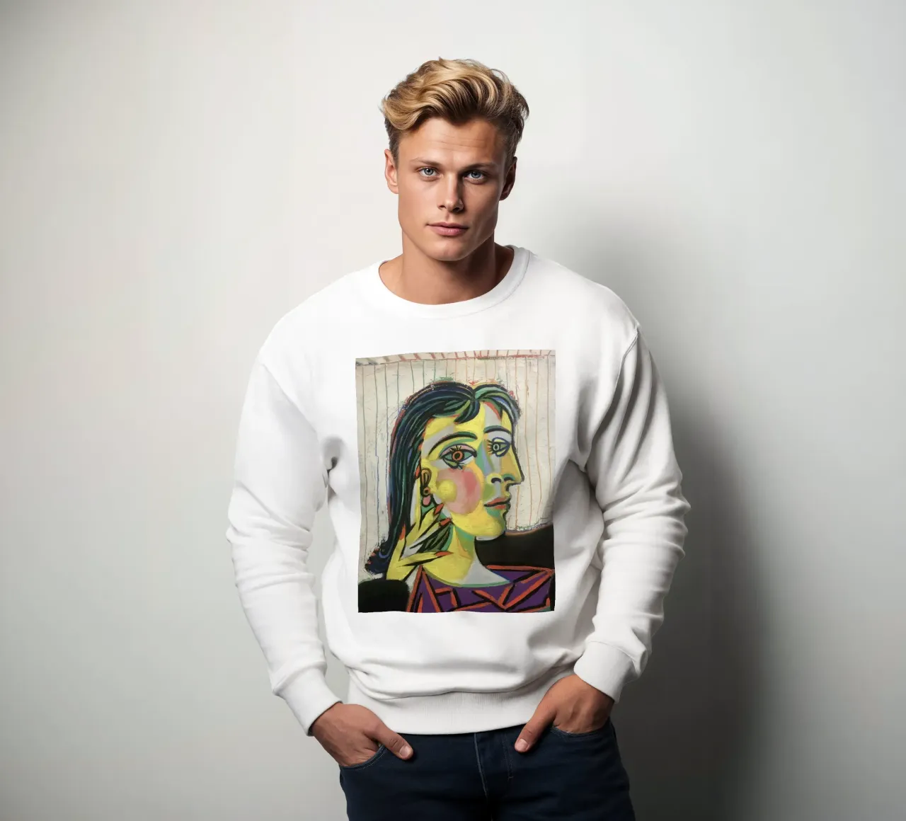 Picasso Donna Due Facce felpa da Günstiger Laden
