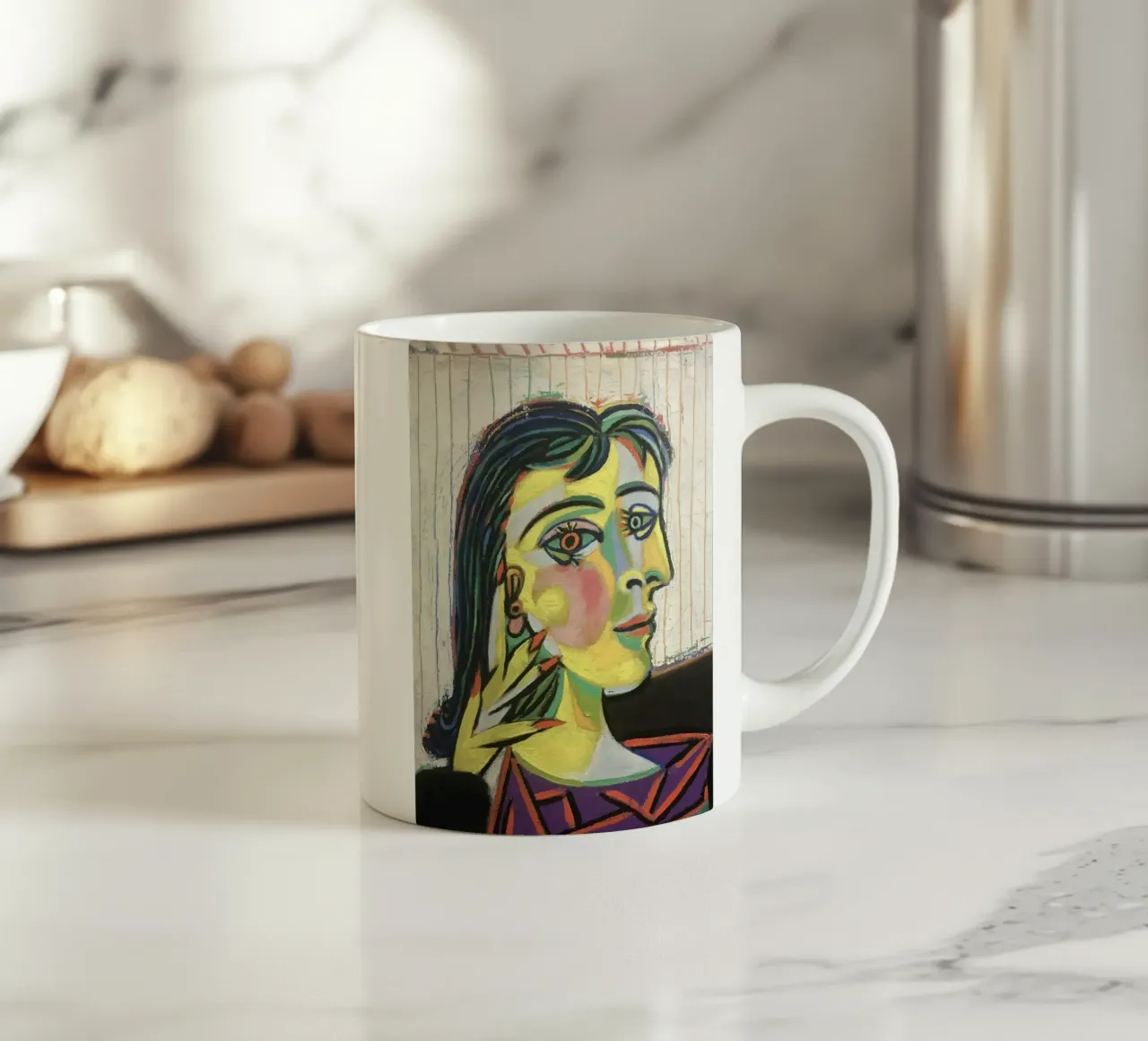 Picasso Donna Due Facce tazza in ceramica da Günstiger Laden