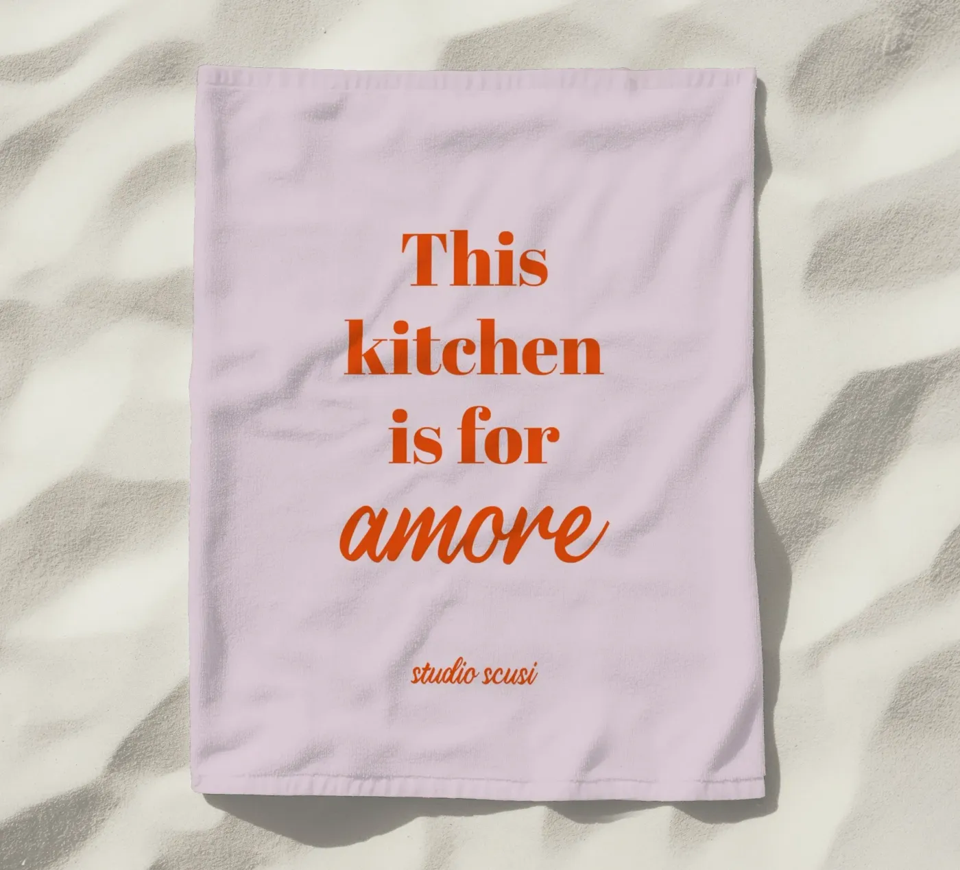 This kitchen is for amore telo mare da studio scusi