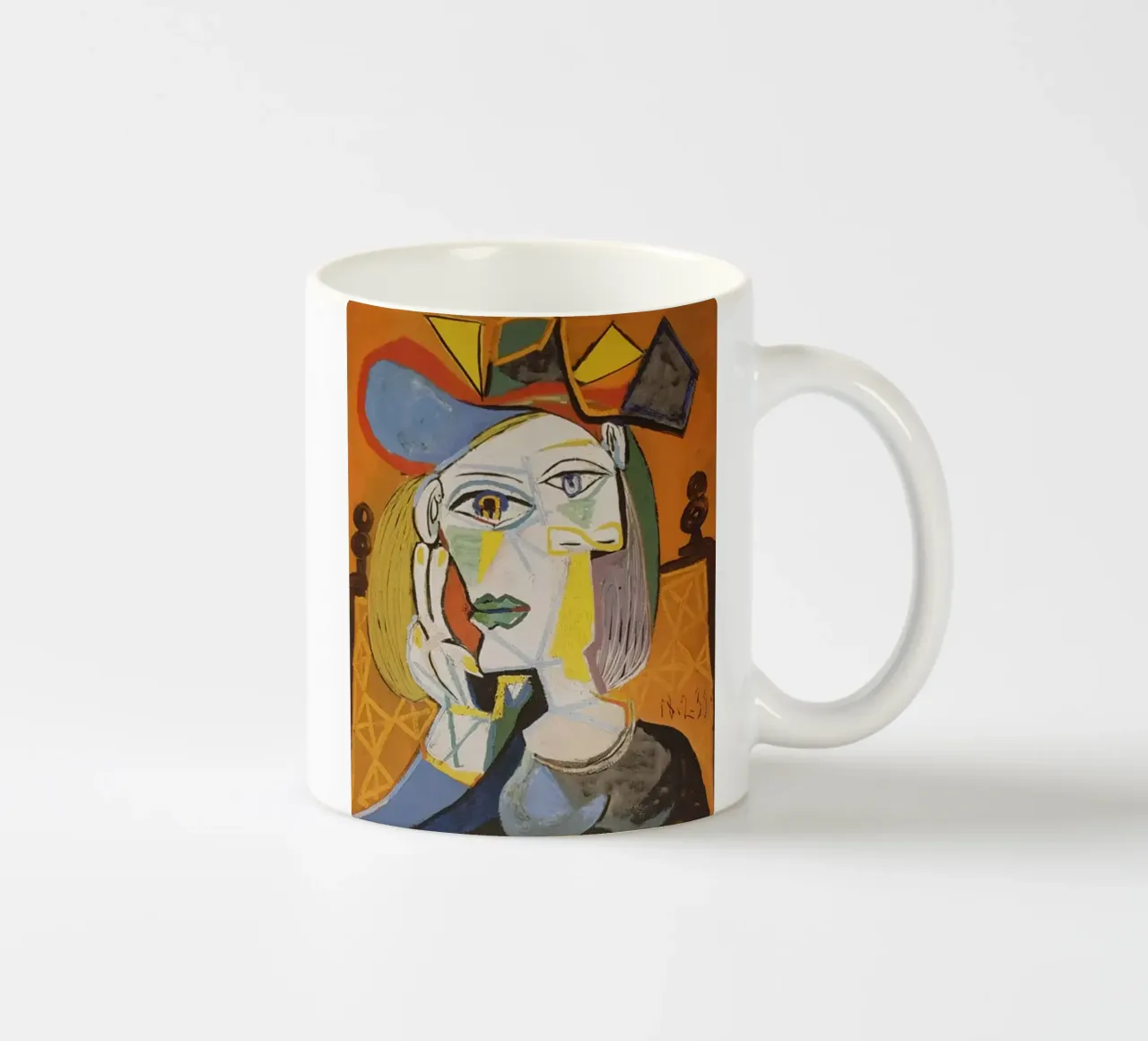 Vecchia donna astratta Picasso tazza in ceramica da Günstiger Laden