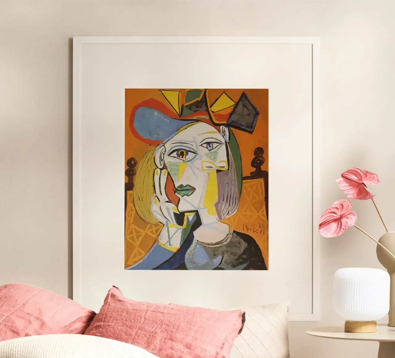 Vecchia donna astratta Picasso poster da Günstiger Laden
