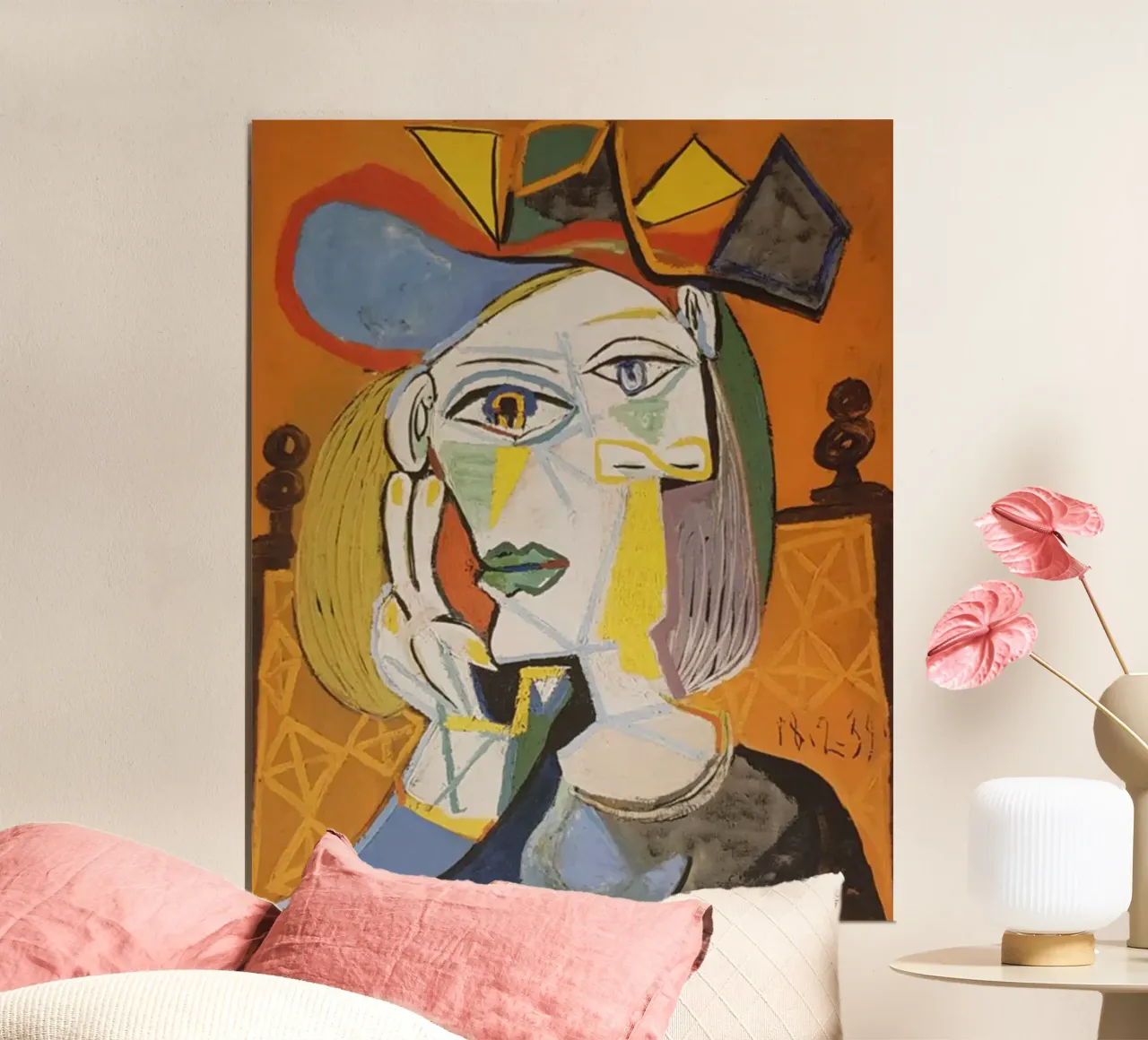 Vecchia donna astratta Picasso poster da Günstiger Laden