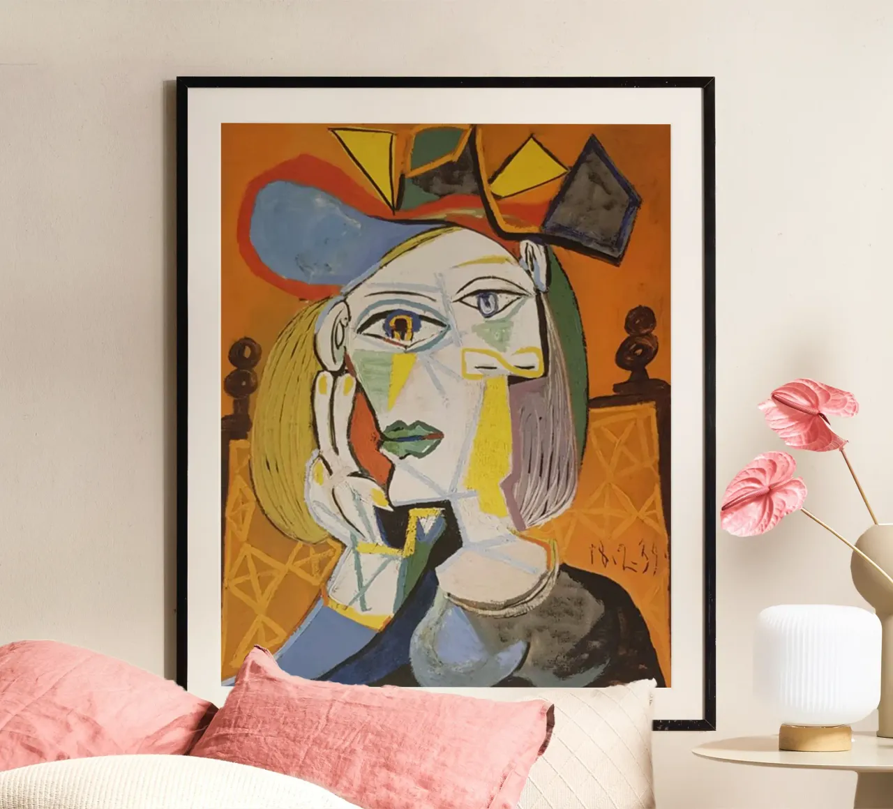 Vecchia donna astratta Picasso poster da Günstiger Laden