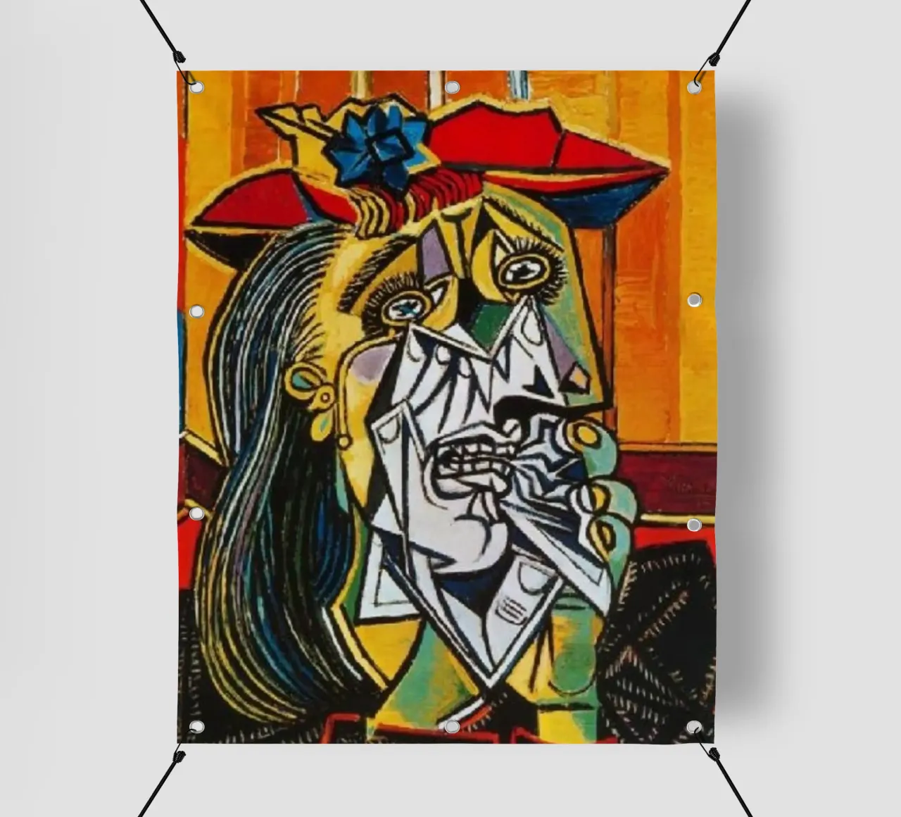 Picasso Re astratto telo in pvc da Günstiger Laden