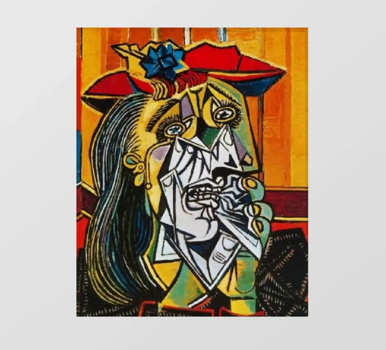 Picasso Re astratto telo in pvc da Günstiger Laden