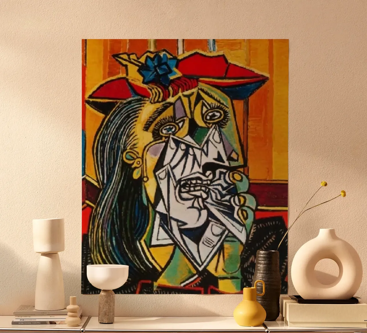 Picasso Re astratto poster da Günstiger Laden