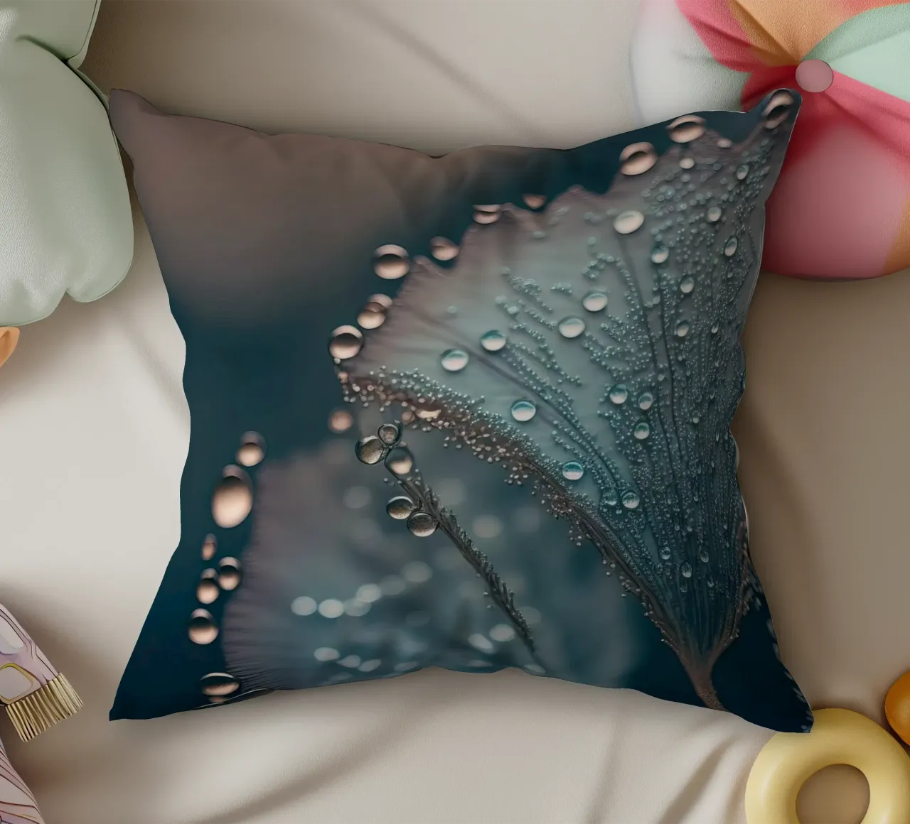 Wet Leafs cuscino da treechild