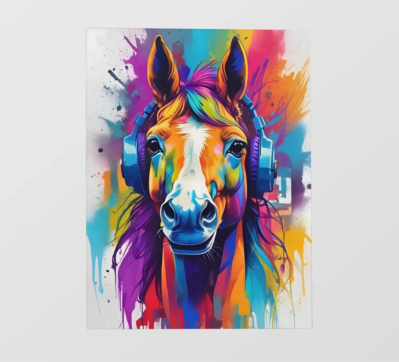 Cavallo in cuffia telo in pvc da MakArena