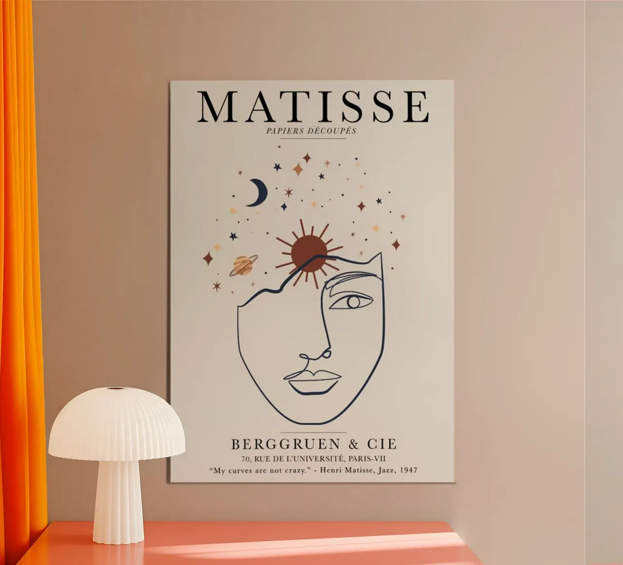 Matisse Jazz 1947 poster da DODOLAN STORE
