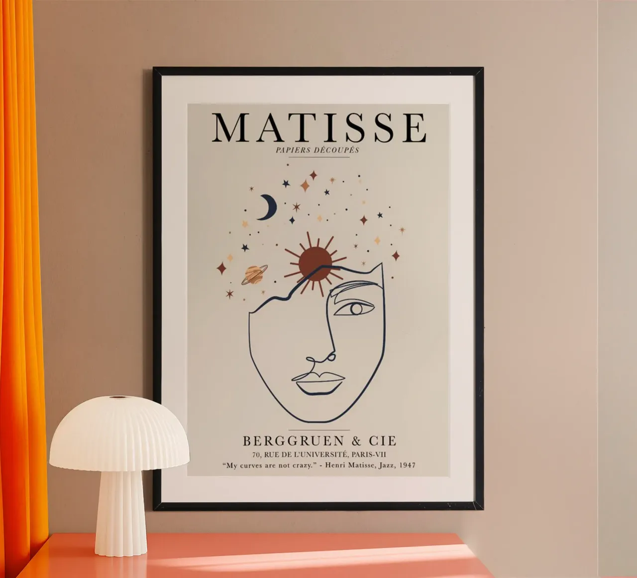 Matisse Jazz 1947 poster da DODOLAN STORE