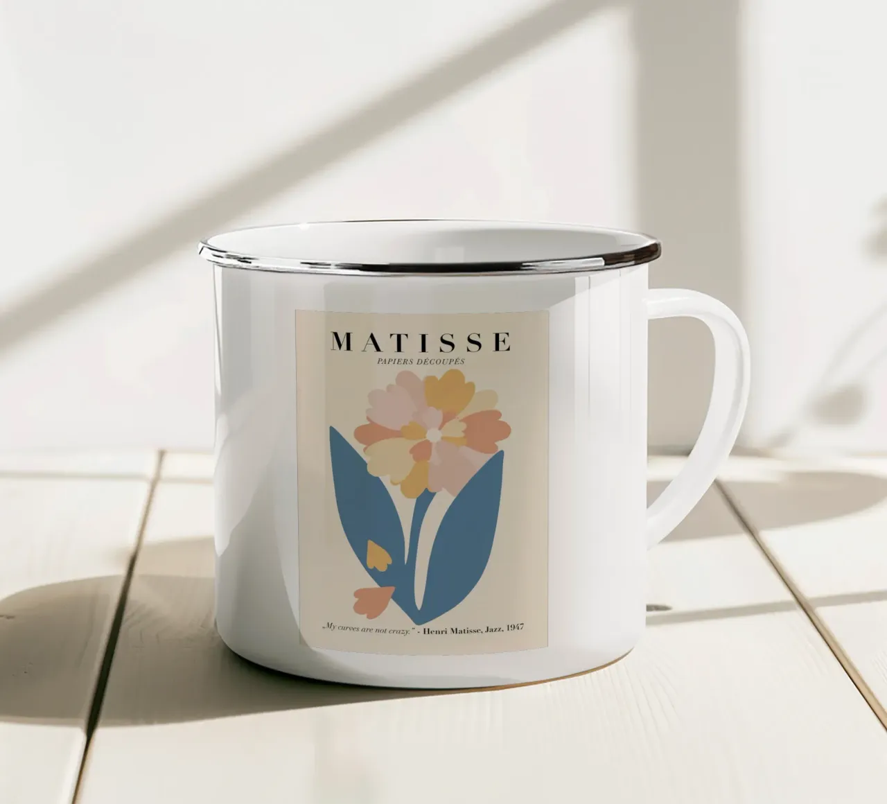 Fiori di jazz 1947 Matisse tazza in smalto da DODOLAN STORE