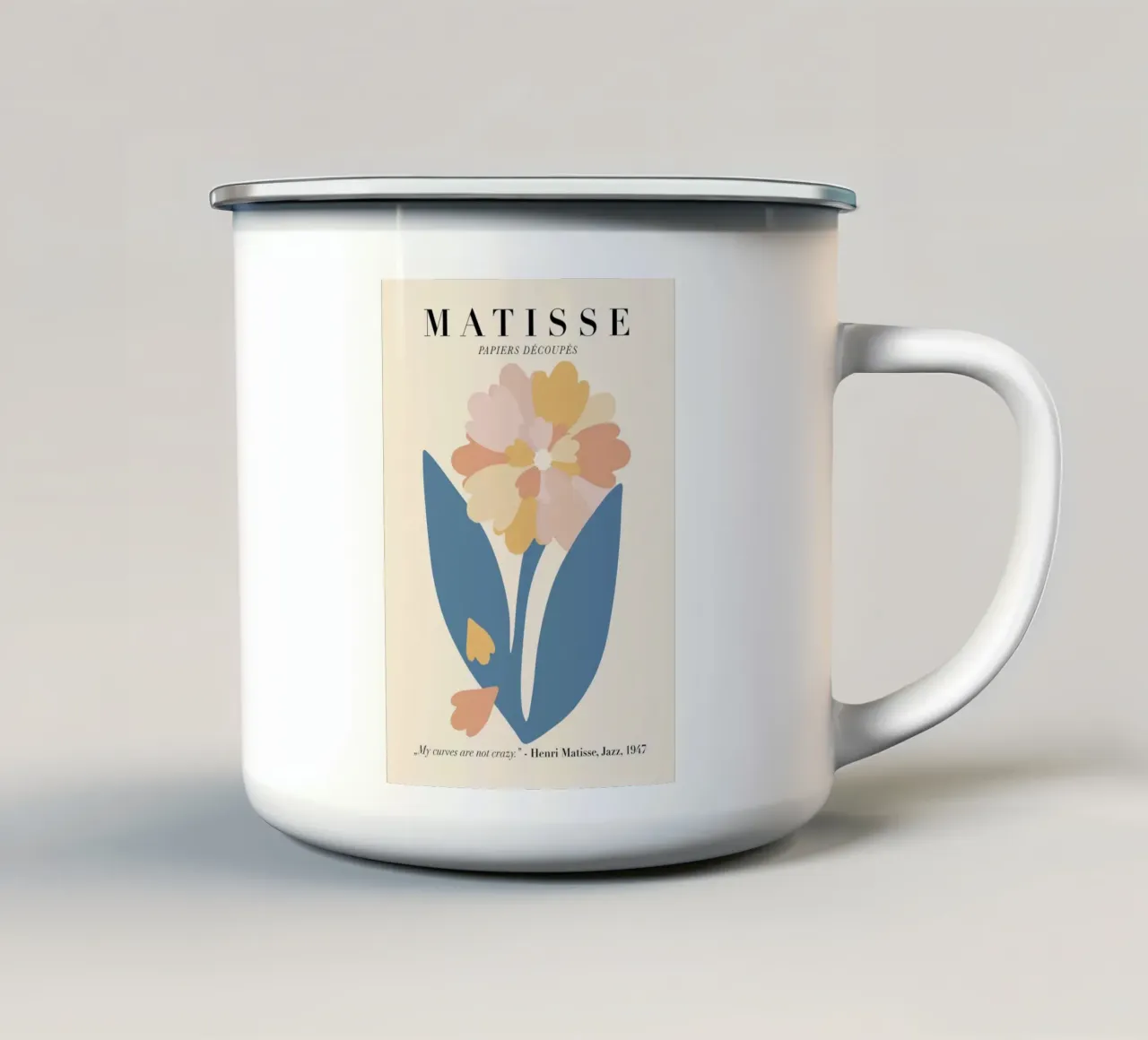 Fiori di jazz 1947 Matisse tazza in smalto da DODOLAN STORE
