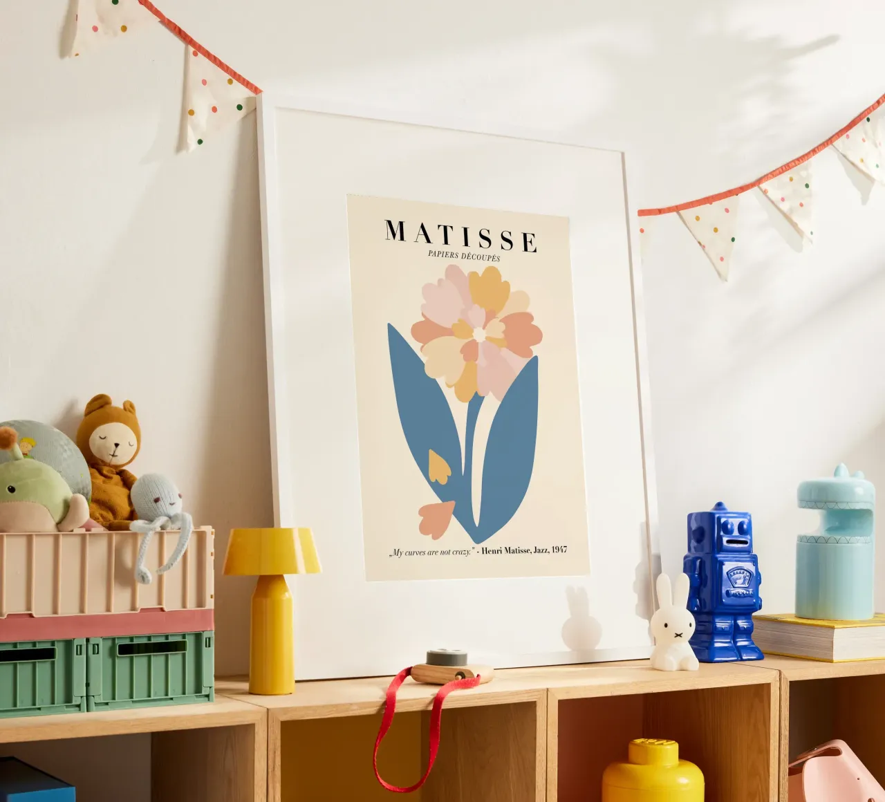 Fiori di jazz 1947 Matisse poster con telaio in plastica da DODOLAN STORE