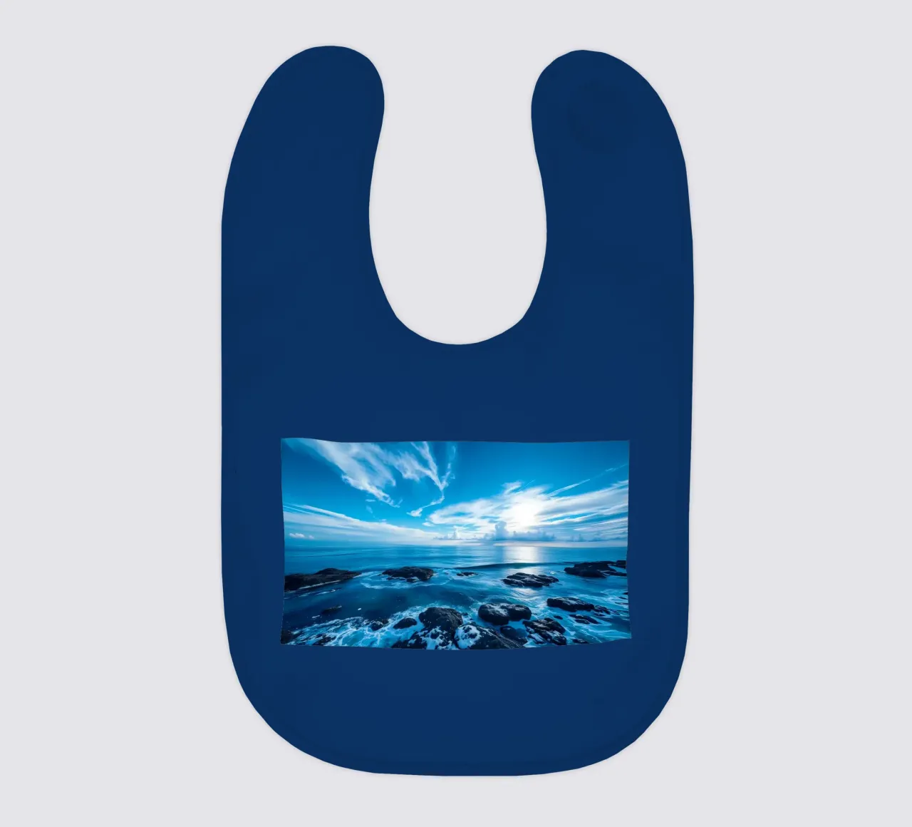 Lucht en zee baby slabbetje van Wild Beauty