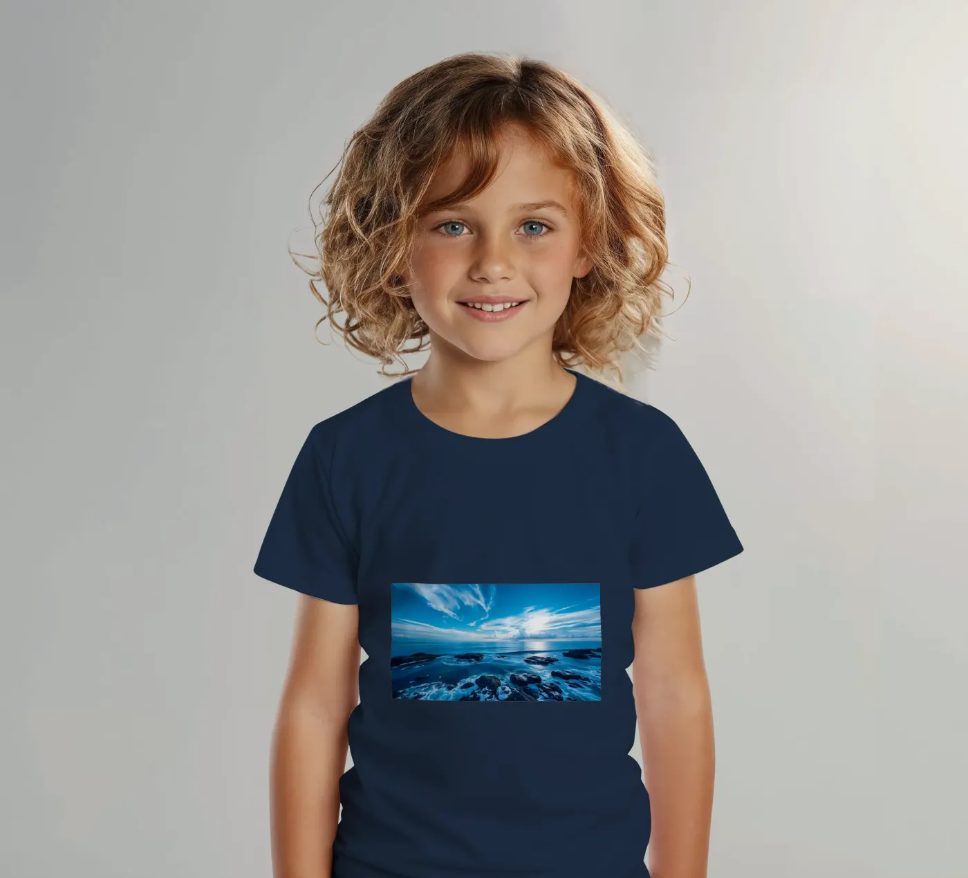 Cielo e mare t-shirt bambini da Wild Beauty