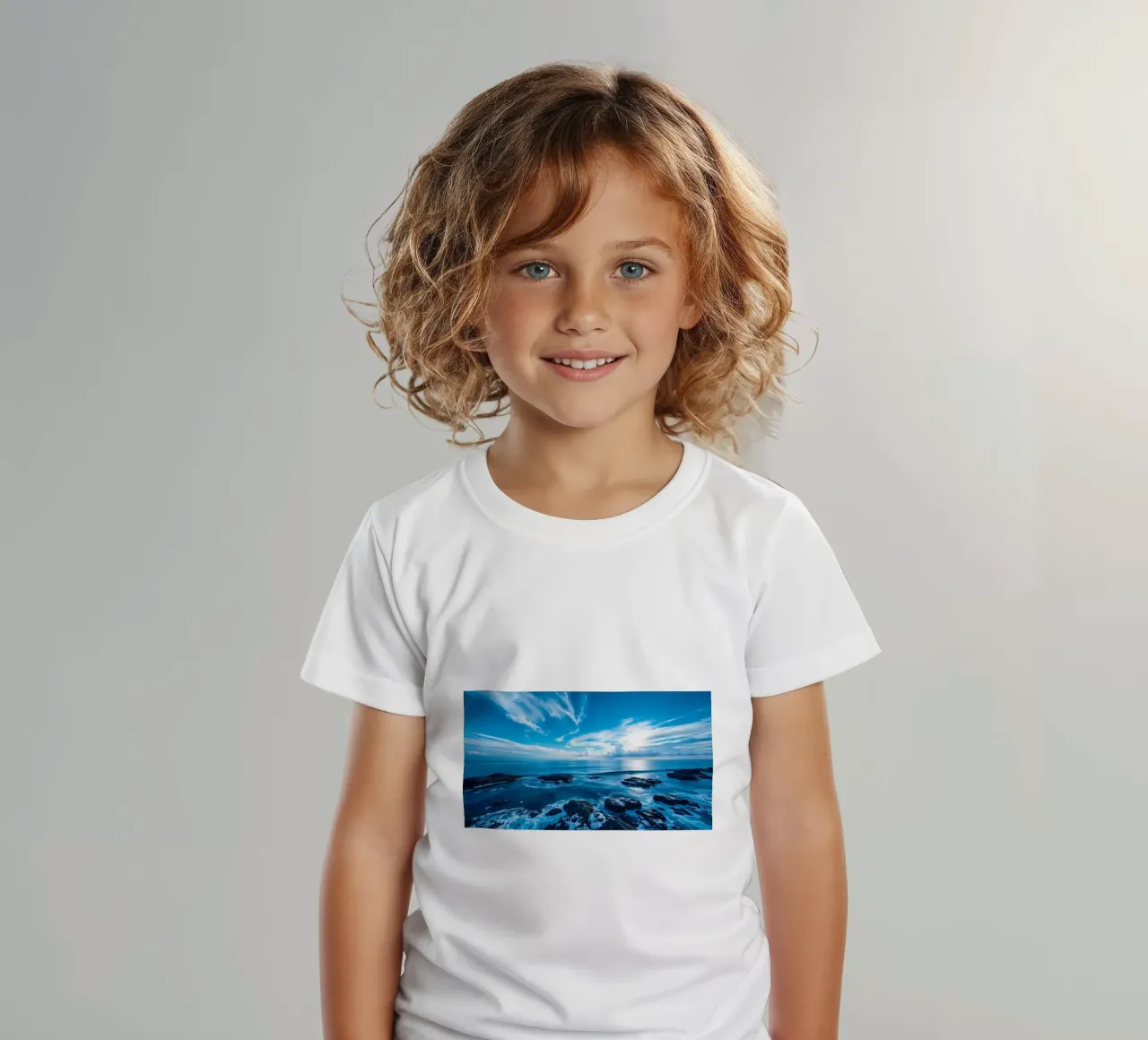 Cielo e mare t-shirt bambini da Wild Beauty