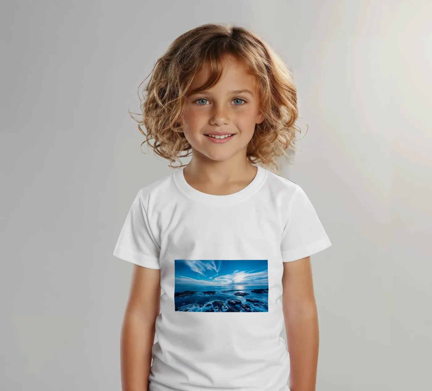Cielo e mare t-shirt bambini da Wild Beauty