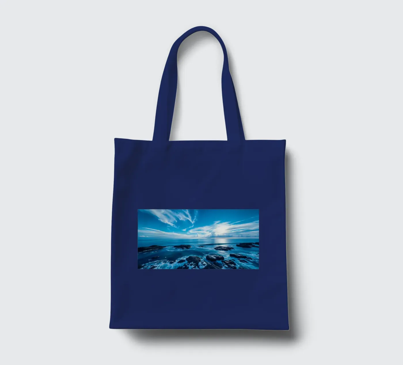 Cielo e mare borsa in juta da Wild Beauty