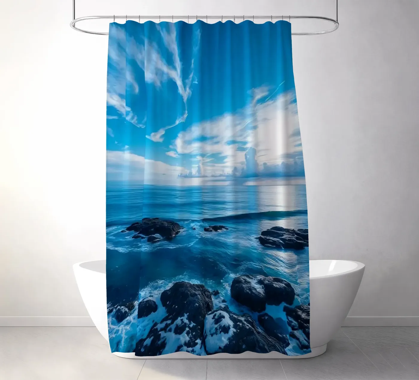 Cielo e mare tenda da doccia da Wild Beauty