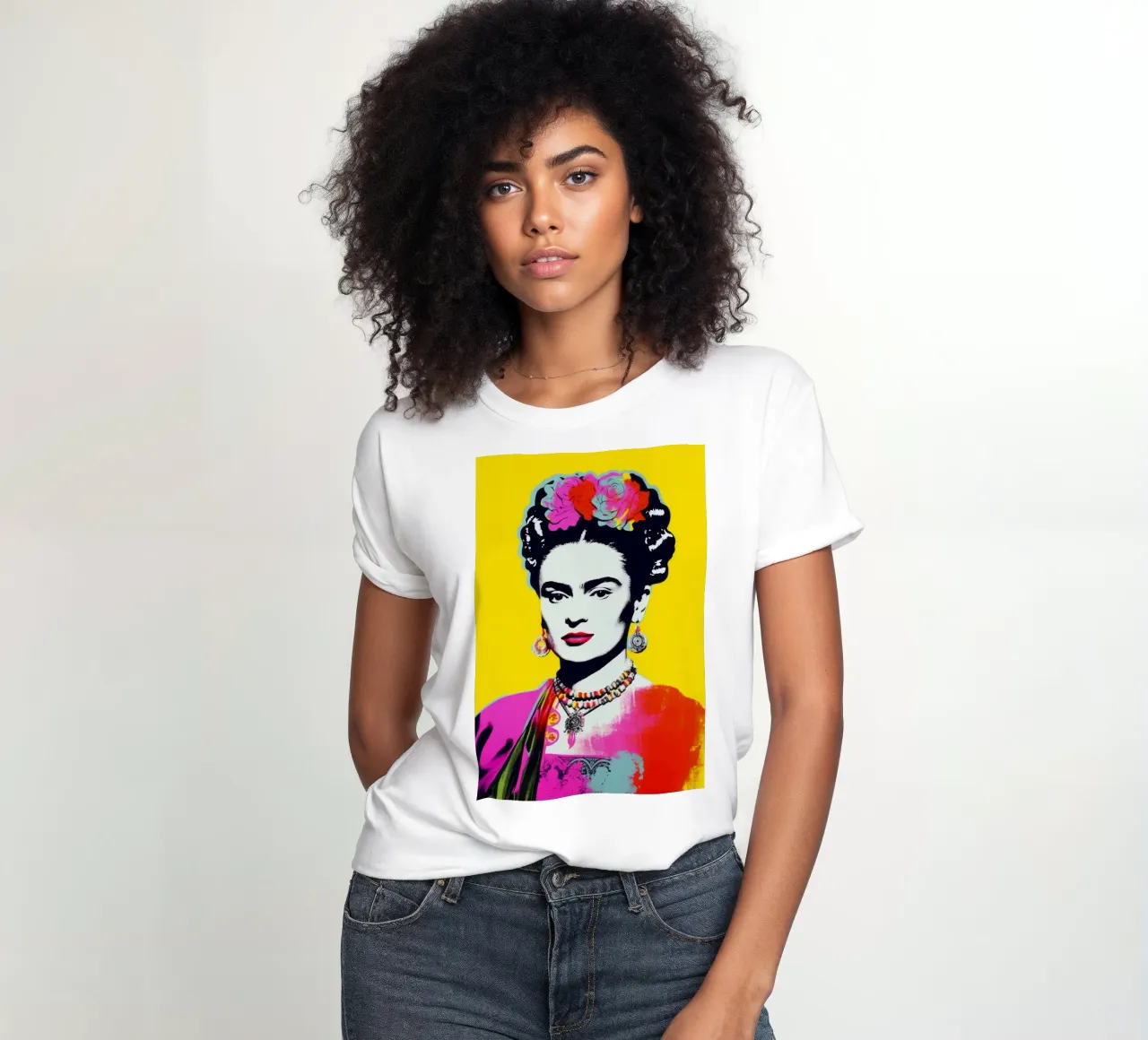 Oh Frida No 2 women's fitted t-shirt by treechild