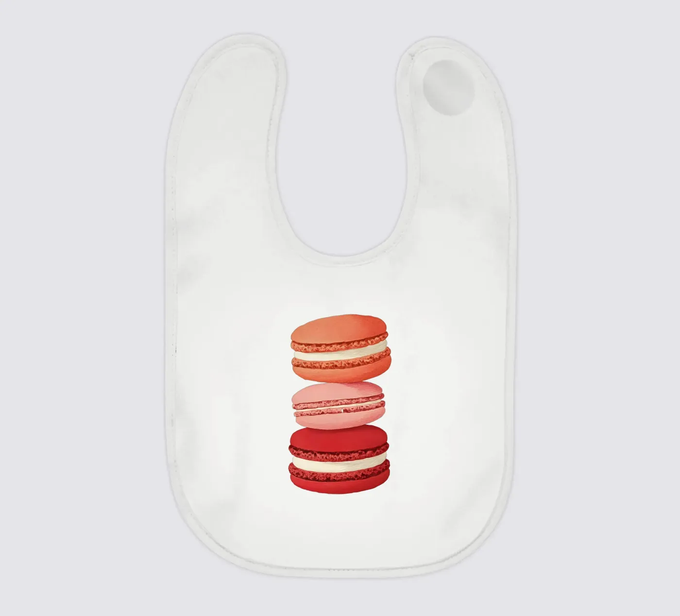 Macarons Babylätzchen von Curious Canvas